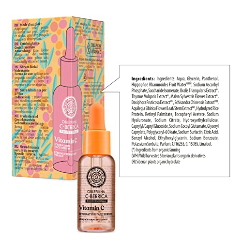 Natura Siberica cruelty-free label emphasizes ethical, vegan-friendly skincare.