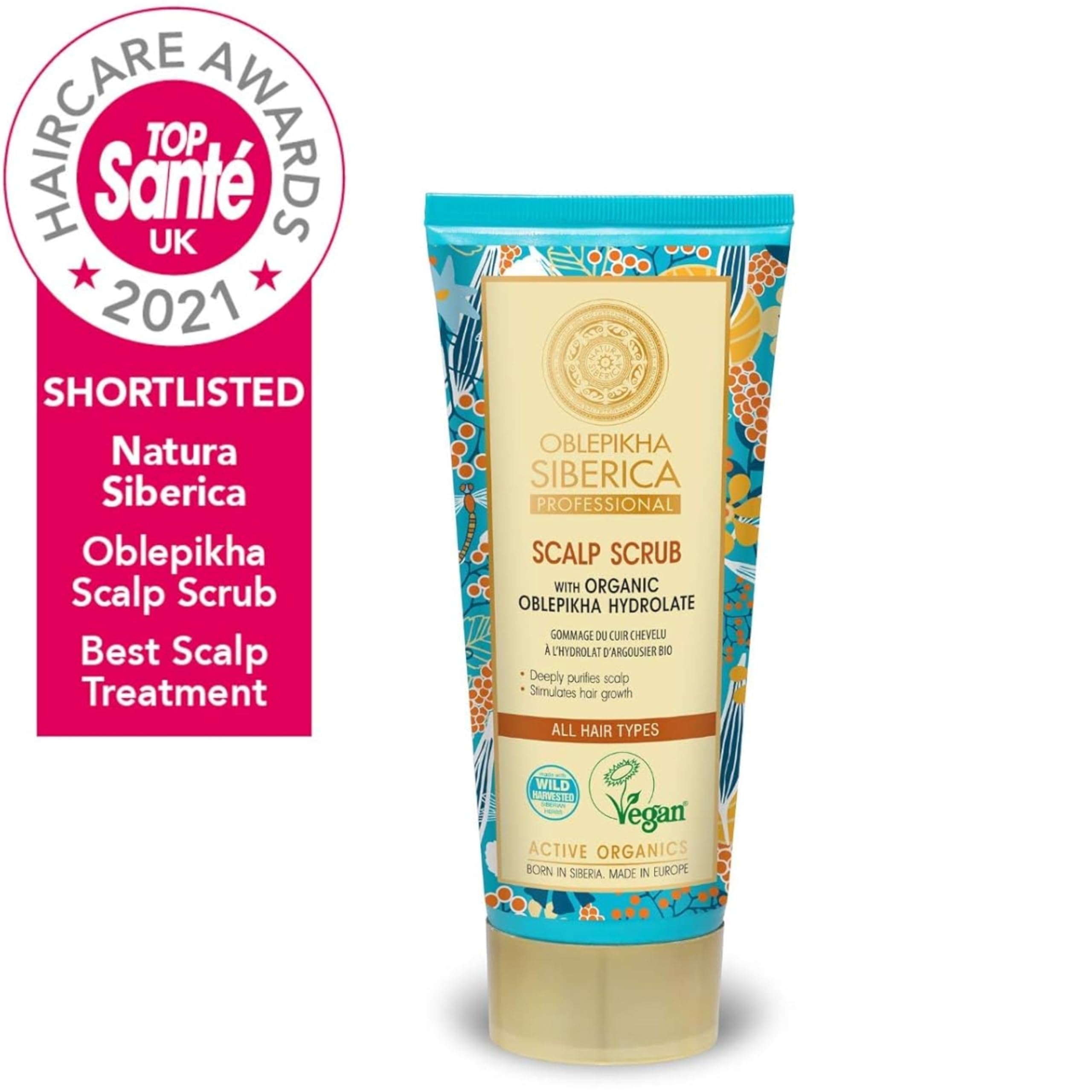 Hair after use looks clean and prepared for styling with Natura Siberica.