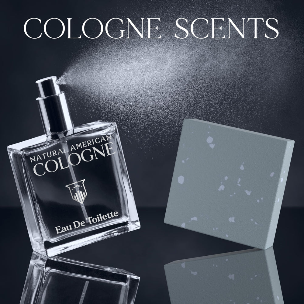 NATURAL AMERICAN men's bar soap woodsy cologne scent evokes masculine freshness