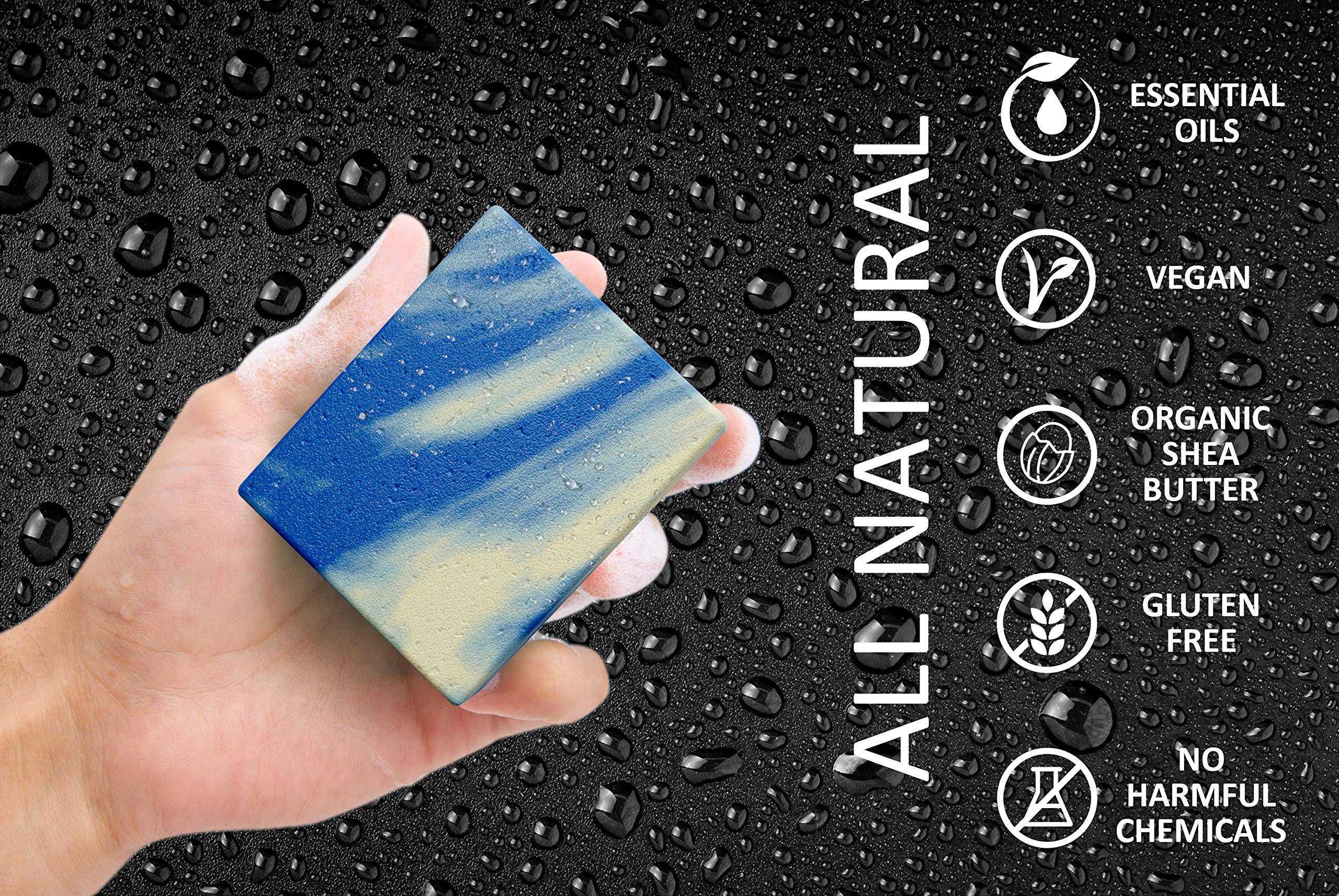 NATURAL AMERICAN SOLDIER bar soap Army Battlefield scent delivers a deep-clean feel.