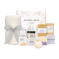 Natural Amor Los Angeles French lavender soap for gentle cleansing and calm aroma
