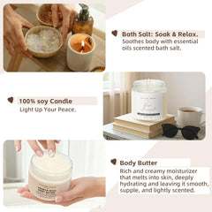 Natural Amor Rose Candle creates a calming ambiance.