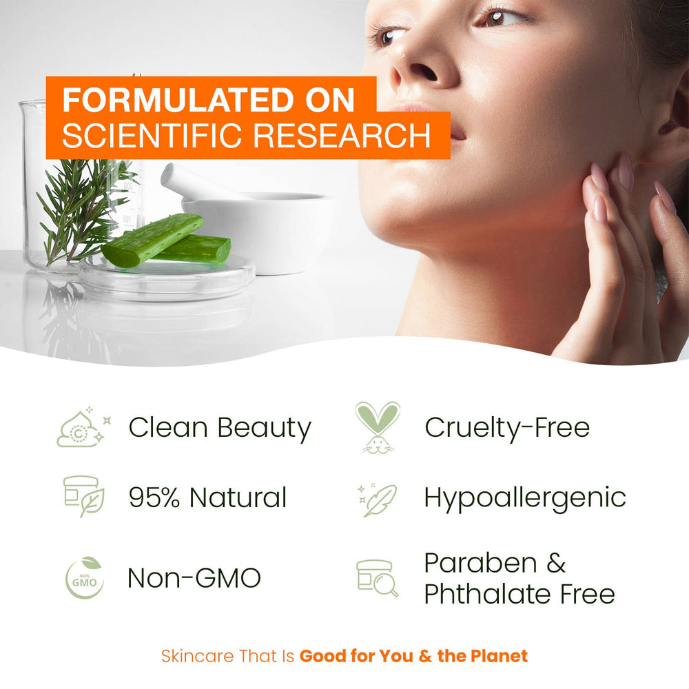 Natural Chemist Cucumber Aloe Serum on skin with a healthy glow