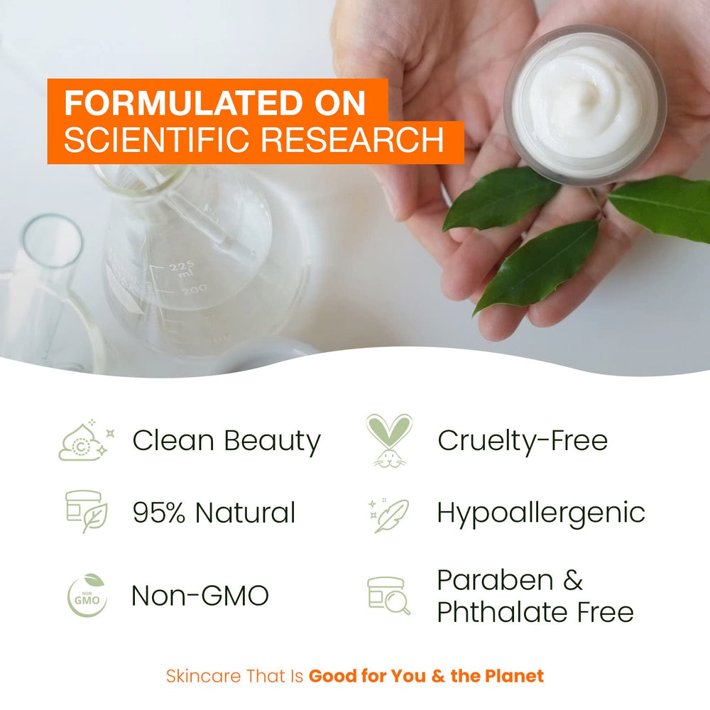 Natural Chemist dermatologist-tested badge adds trust
