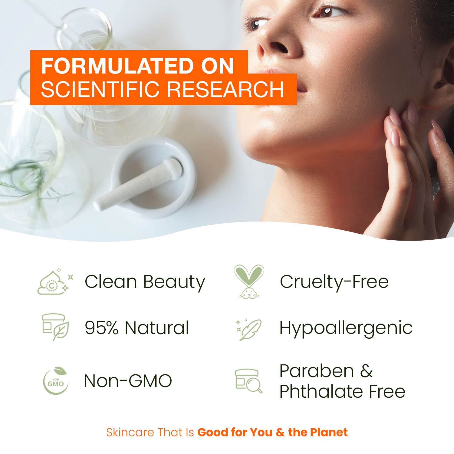 Natural Chemist Vitamin C Serum ingredients label hints at clean science.