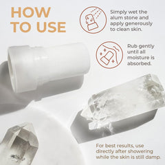 Natural Elephant after-shower use helps mineral salts adhere for best protection.