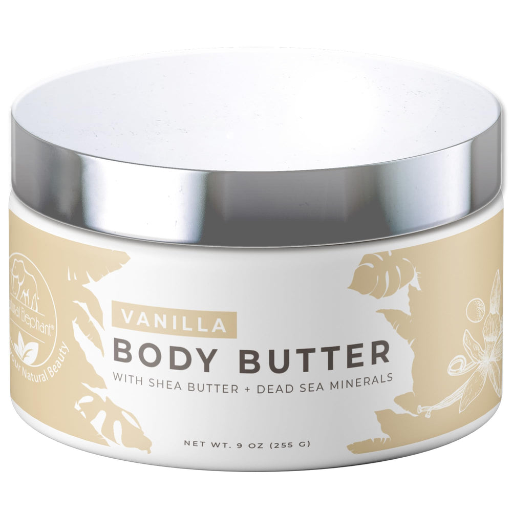 Natural Elephant body butter texture being spread for deep moisturization