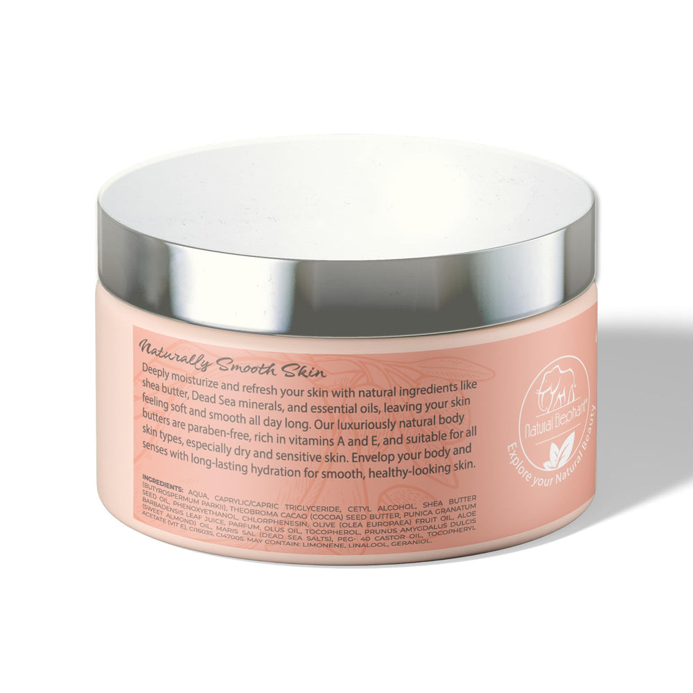 Natural Elephant fast-absorption formula dries quickly for non-greasy daily moisture.