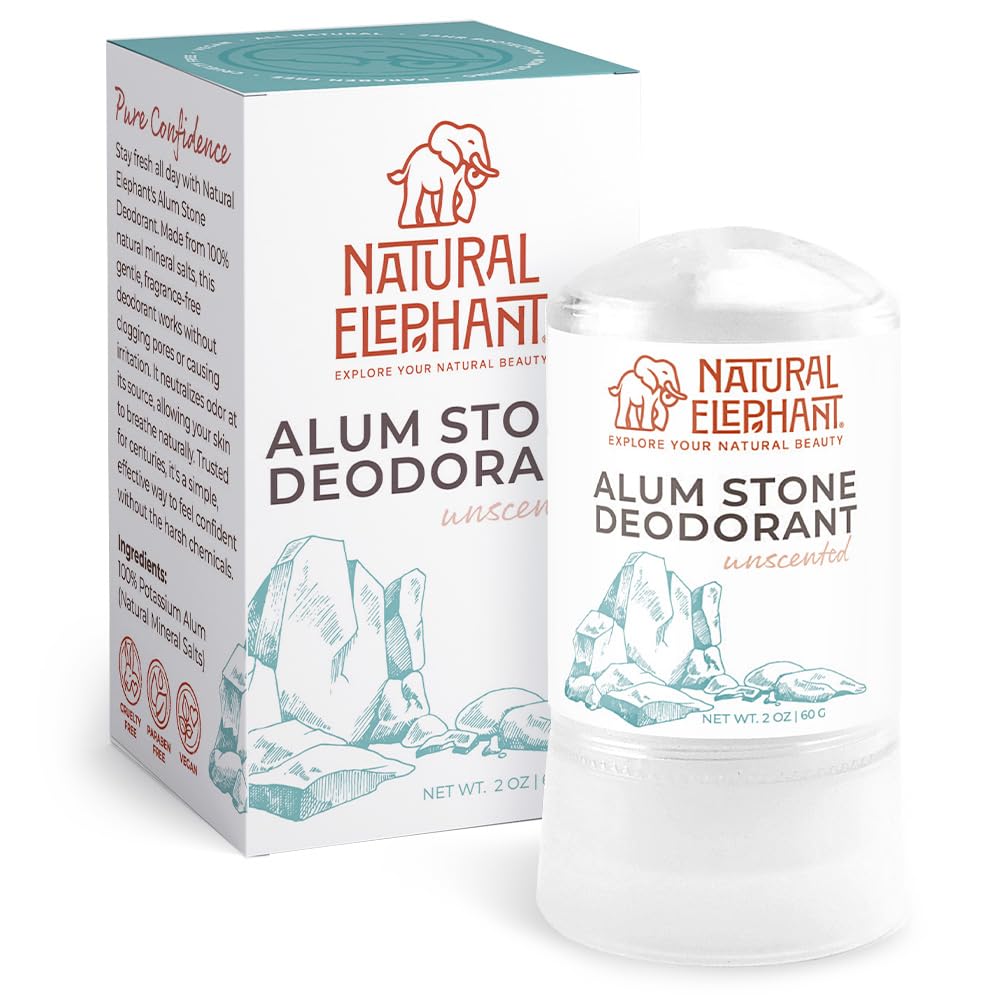 Natural Elephant long-lasting freshness from breathable mineral salts.