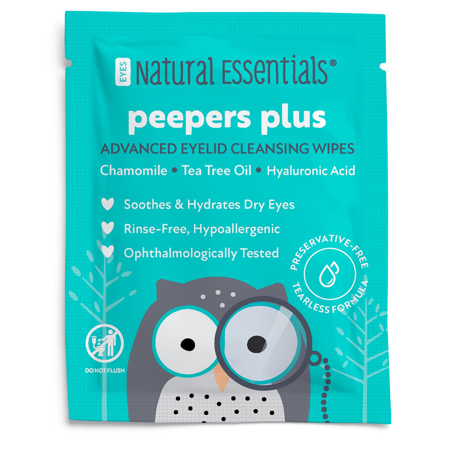 Fragrance-free Peepers Plus suitable for sensitive eyes