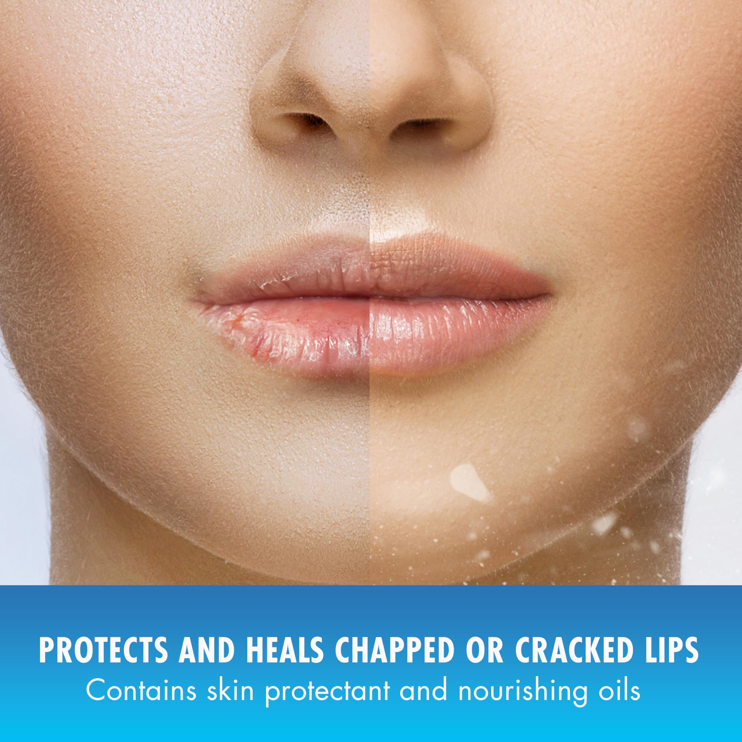 Original Natural Ice lip balm label signaling daily lip care with SPF15.