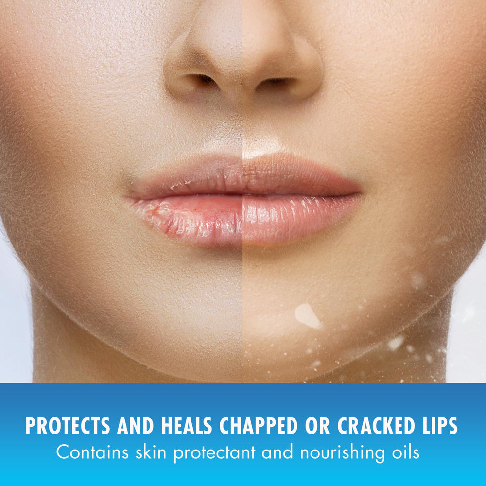 Original Natural Ice lip balm label signaling daily lip care with SPF15.