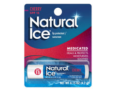 Natural Ice lip protect SPF 15 cherry tube for moisturized, protected lips
