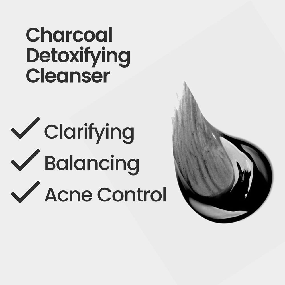 Natural Outcome Charcoal Face Wash USA-made label emphasizing ethical, cruelty-free formula.