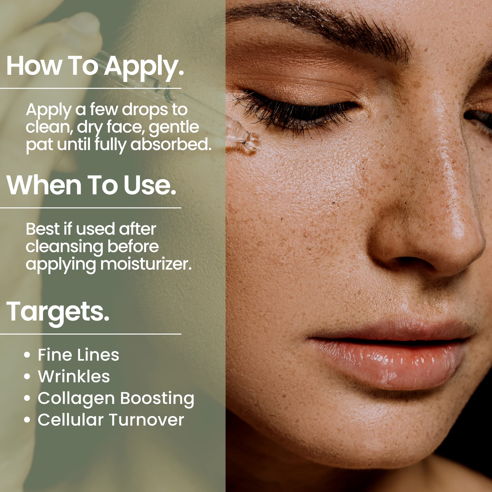 Natural Outcome collagen serum ingredients include marine algae and plankton for anti-aging care.