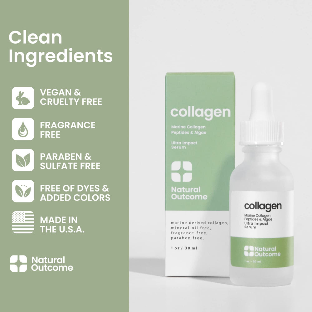 Natural Outcome fragrance-free label suitable for sensitive skin.