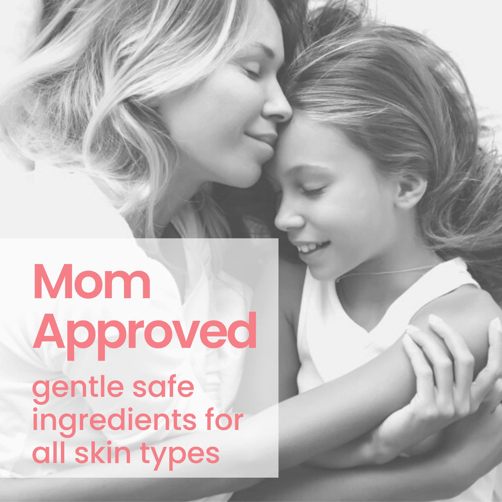 Teen skin after use shows clean, refreshed finish.
