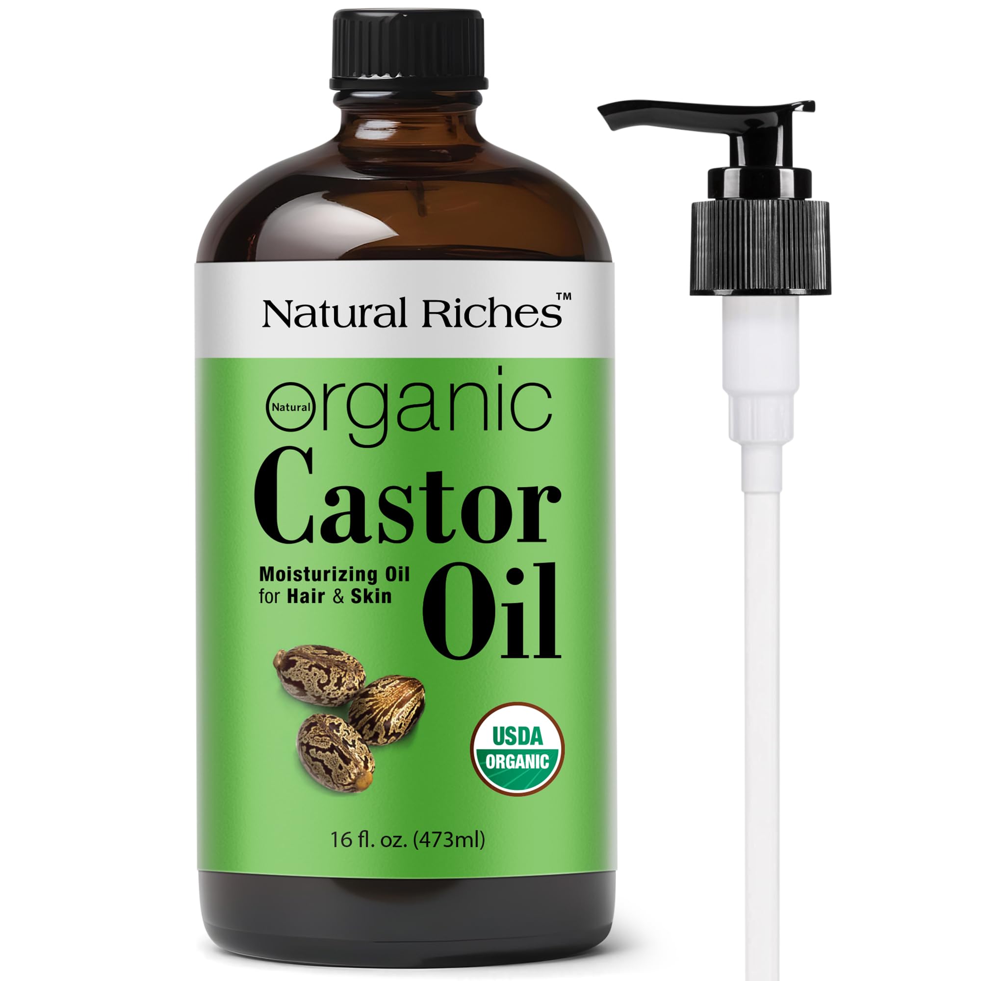 Natural Riches castor oil in gift-ready packaging suitable for gifting.