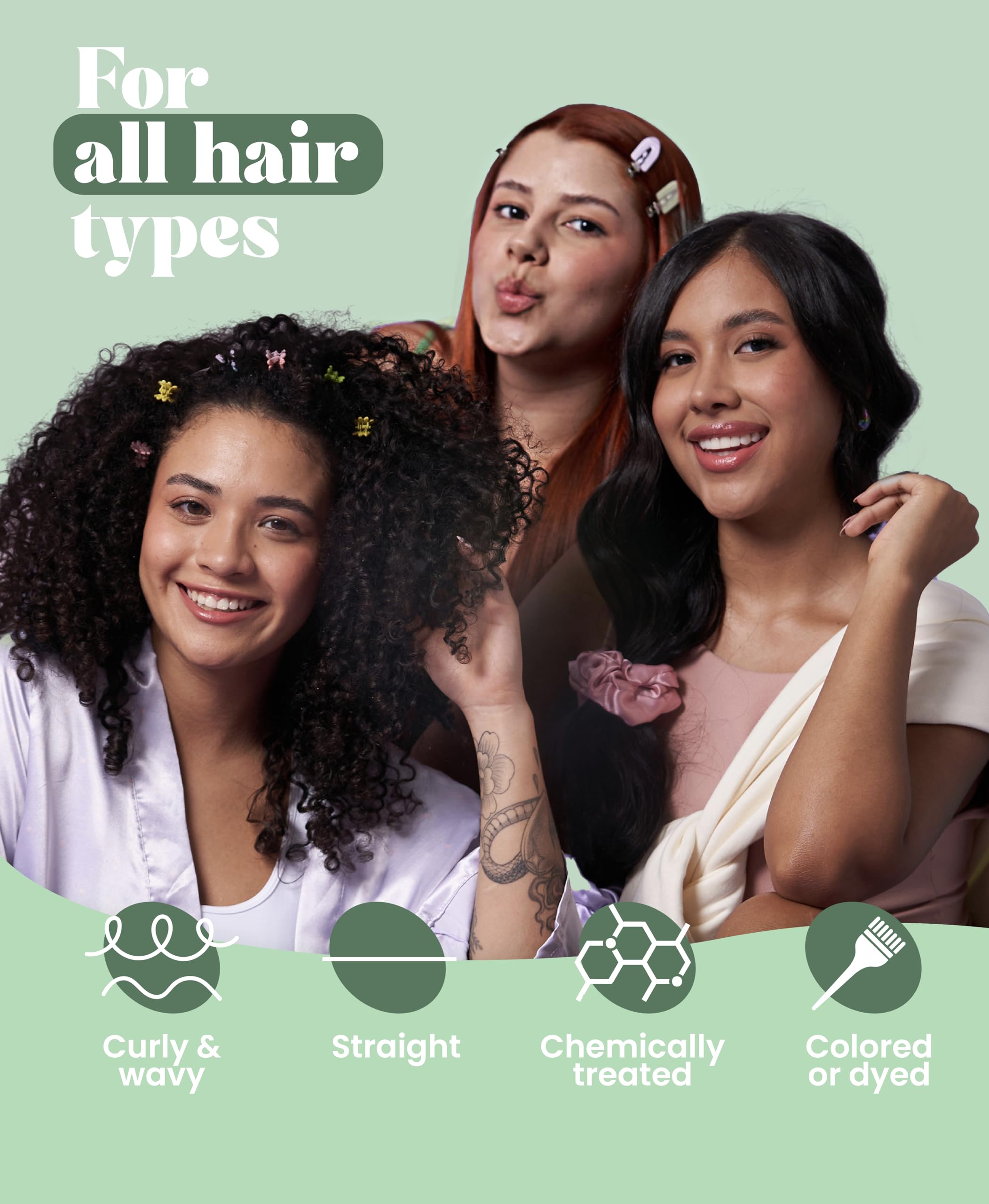 Natural Sant Rosemary & Cinchona hair after use shows natural shine.