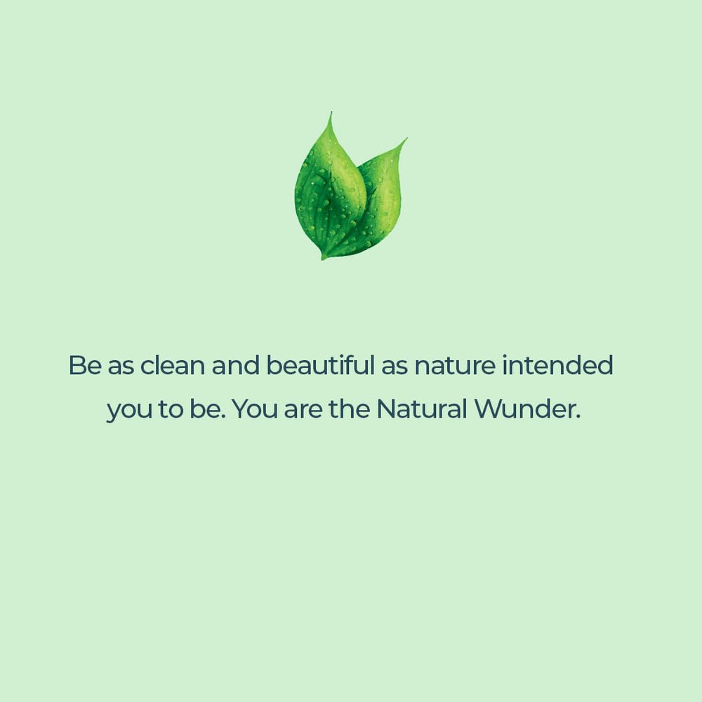 Natural Wunderz cruelty-free label communicates ethical vegan skincare.