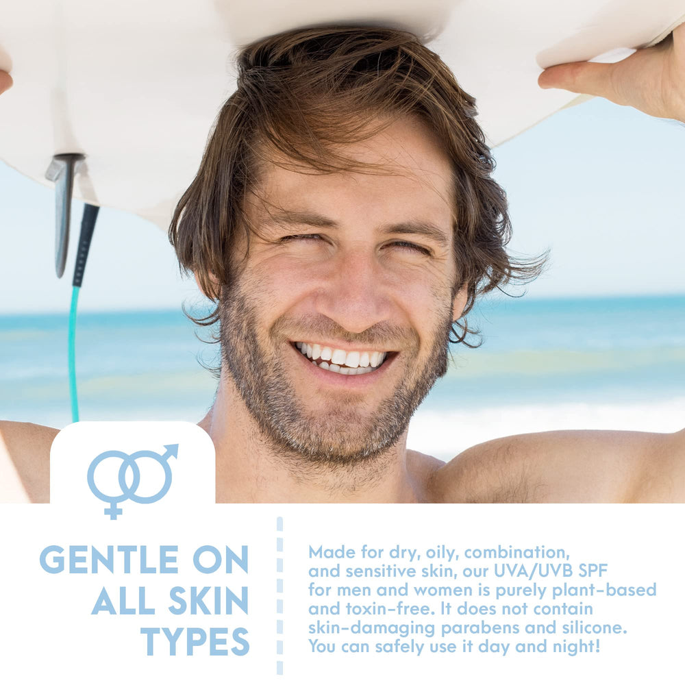 Natural Tone SPF15 sunscreen is vegan and reef-safe for planet-friendly protection.