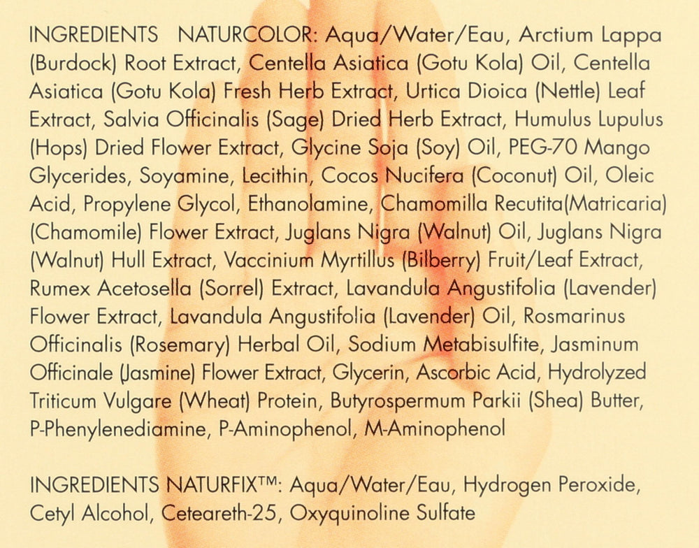 Naturcolor 5N Light Burdock application on hair demonstrates quick process under one hour.