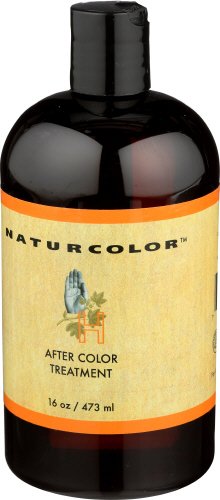 Naturcolor After Color Treatment Shampoo color-treated hair ready for styling.