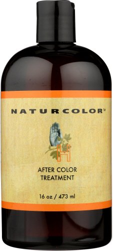 Naturcolor After Color Treatment Shampoo pump dispenser for easy application.