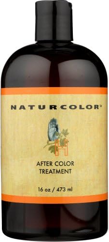 Naturcolor After Color Treatment Shampoo wet hair close-up shows gentle rinse.