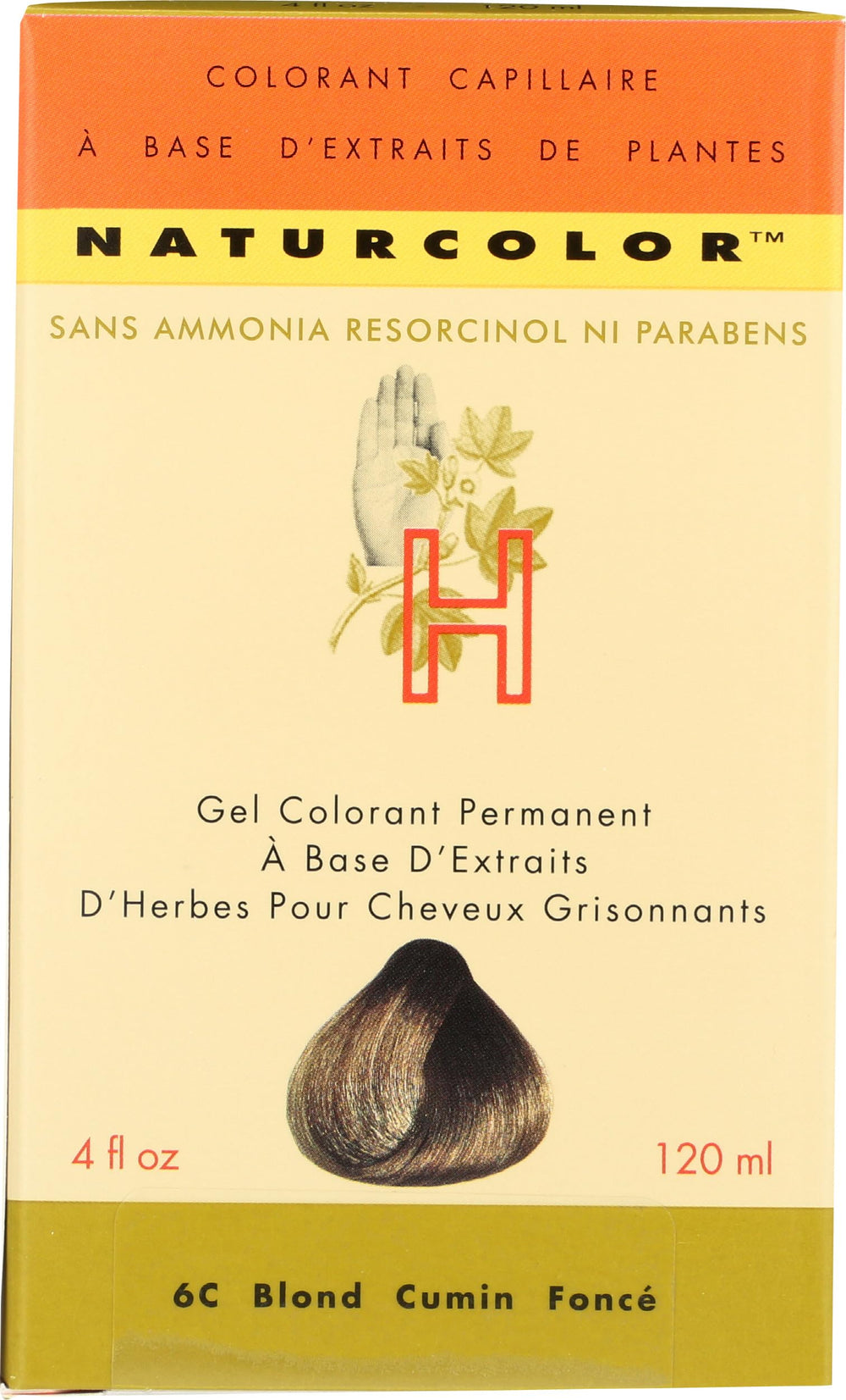 Naturcolor Dark Caraway Blonde Haircolor jar close-up for rich color