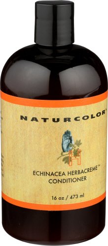 Naturcolor Echinacea Herb Creme Conditioner in a natural hair care routine for softness.