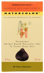Naturcolor haircolor bottle for easy application and precise control.