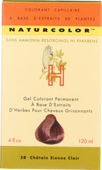 Naturcolor haircolor box with color and developer for at-home coloring