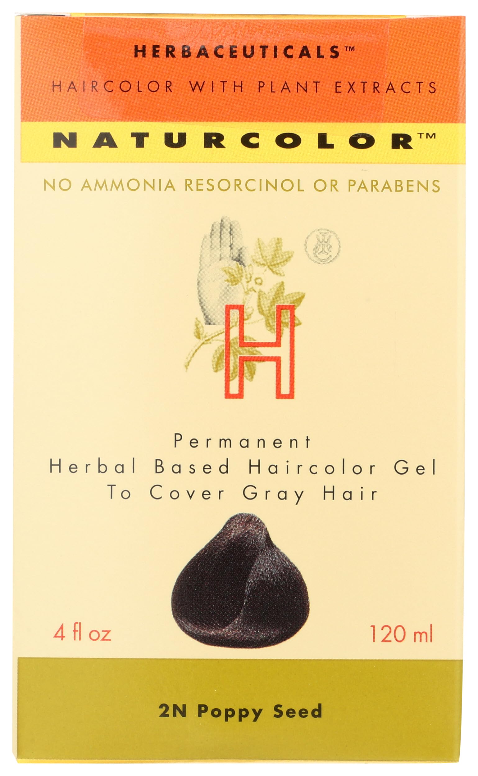 Naturcolor Poppy Seed Hair Color bottle ready to mix for vibrant results