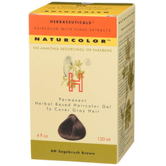 Naturcolor Sagebrush Brown bottle ready for at-home color application.