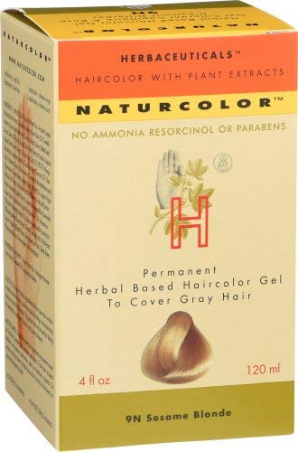 Naturcolor Sesame Blonde ingredients highlight dried herb extracts and coconut oil.