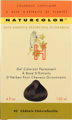Naturcolor Twinberry Chestnut gel texture with herbal blend for color bonding.