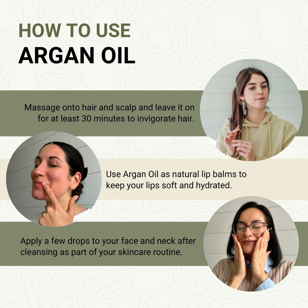 Nature Packaged Argan Oil texture-closeup conveys silky, fast-absorbing oil