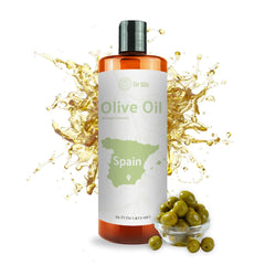 Nature Packaged olive oil bottle ready for skincare and dilution use.