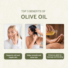 Pouring Nature Packaged olive oil, ideal for essential oil dilution.