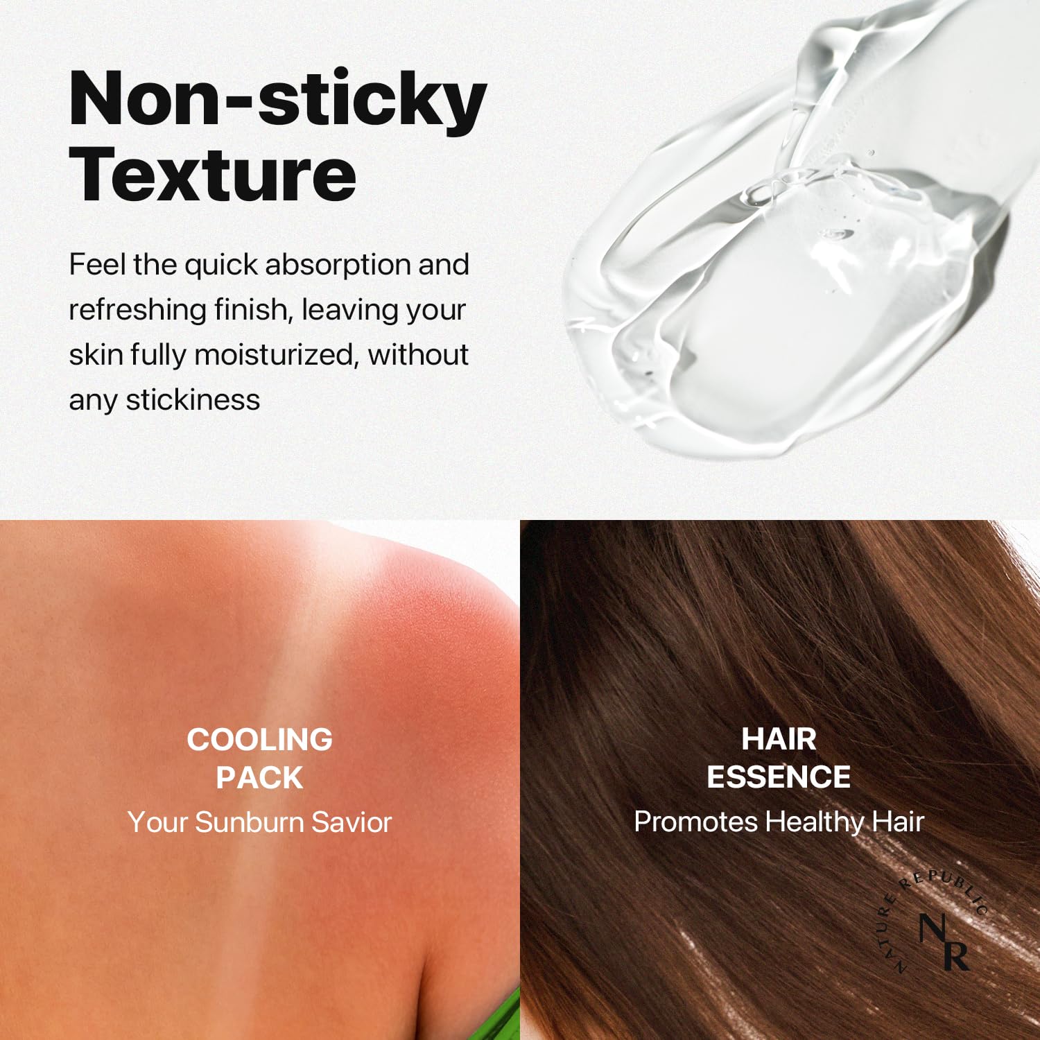 Nature Republic Aloe Vera gel refrigerated for a refreshing application