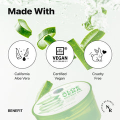 Nature Republic Aloe Vera Watery Gel suited for daily face and body care.