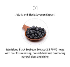 Nature Republic Jeju Black Soybean Extract supports scalp nourishment