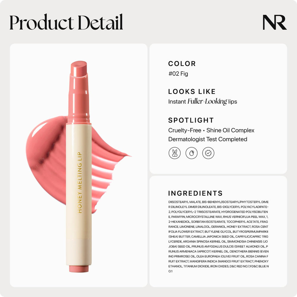 Nature Republic 02 Fig creates vibrant shade and hydrated lips.