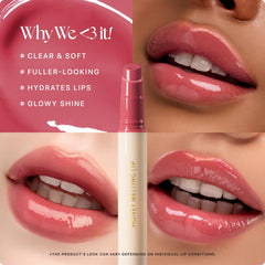 Nature Republic Honey Melting Lip 03 Berry glossy finish adds vibrant shine.