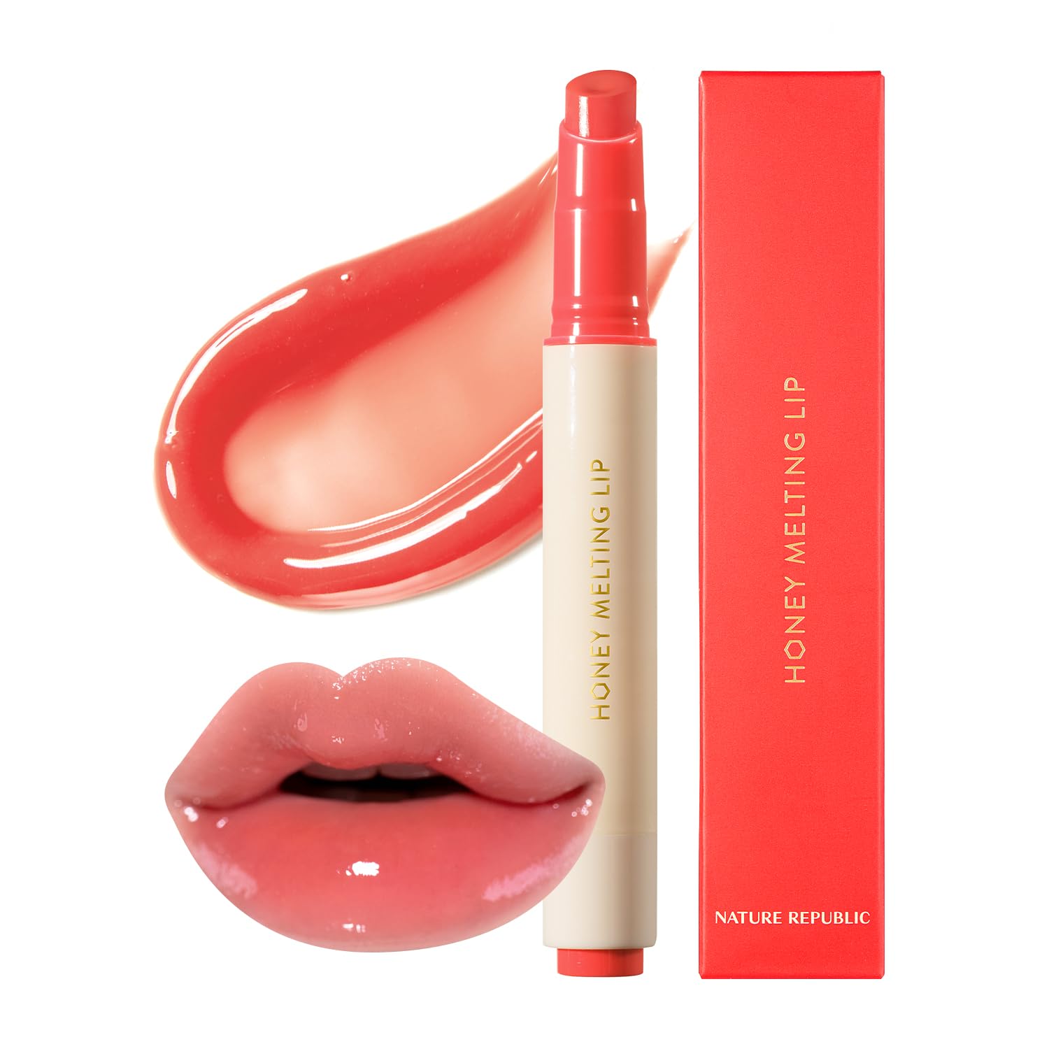 Nature Republic Honey Melting Lip packaging for on-the-go touch-ups.