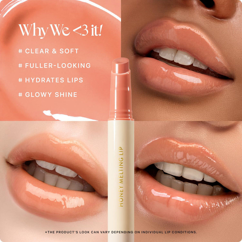 Nature Republic Honey Melting Lip Apricot application demo shows easy one-click dispensing