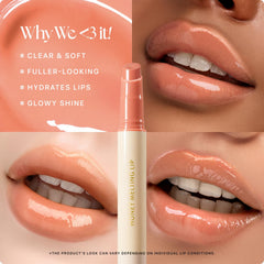 Nature Republic Honey Melting Lip Apricot application demo shows easy one-click dispensing