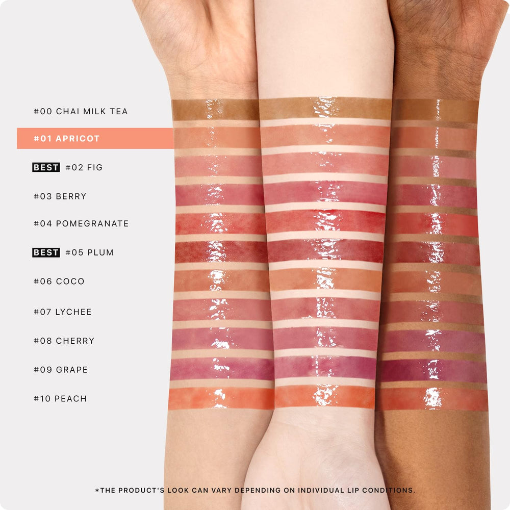 Nature Republic Honey Melting Lip Apricot texture shot reveals melt-in softness