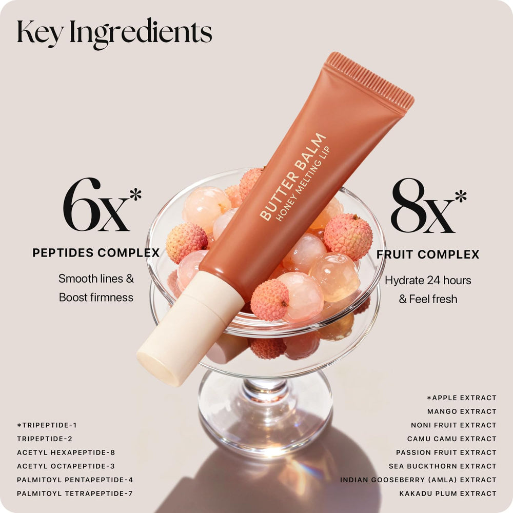 Nature Republic peptide-rich formula supports soft, comfortable lips throughout the day.